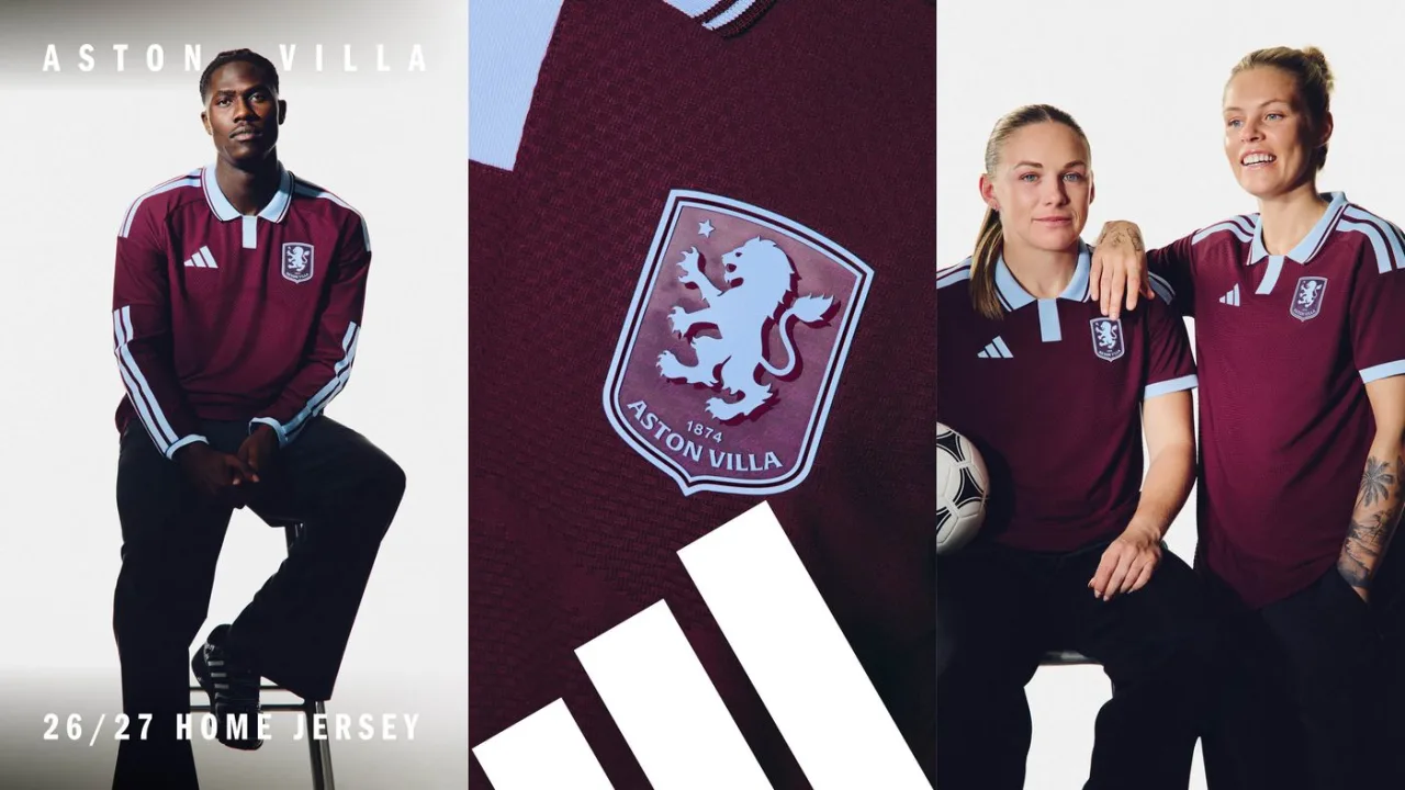Aston Villa 2026-27 home kit: adidas goes back to the 1960s