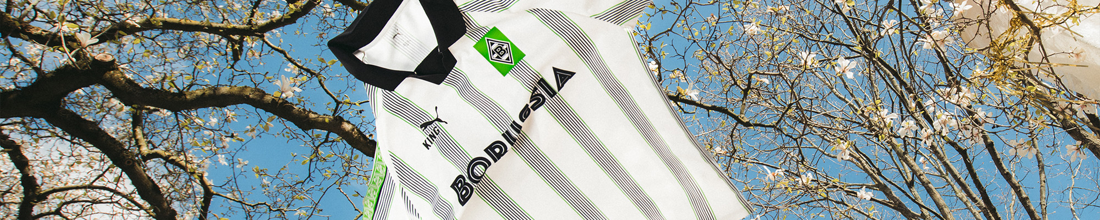 Puma brings back the polo collar: the Borussia Mönchengladbach King 26 shirt