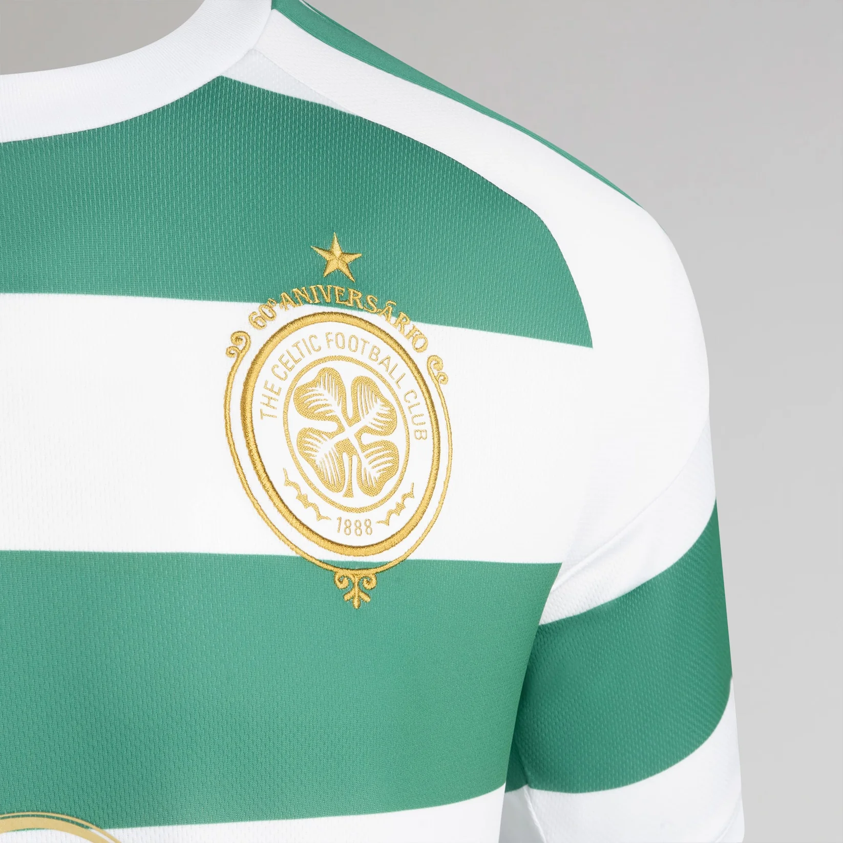 Celtic 2026/27 home shirt crest detail