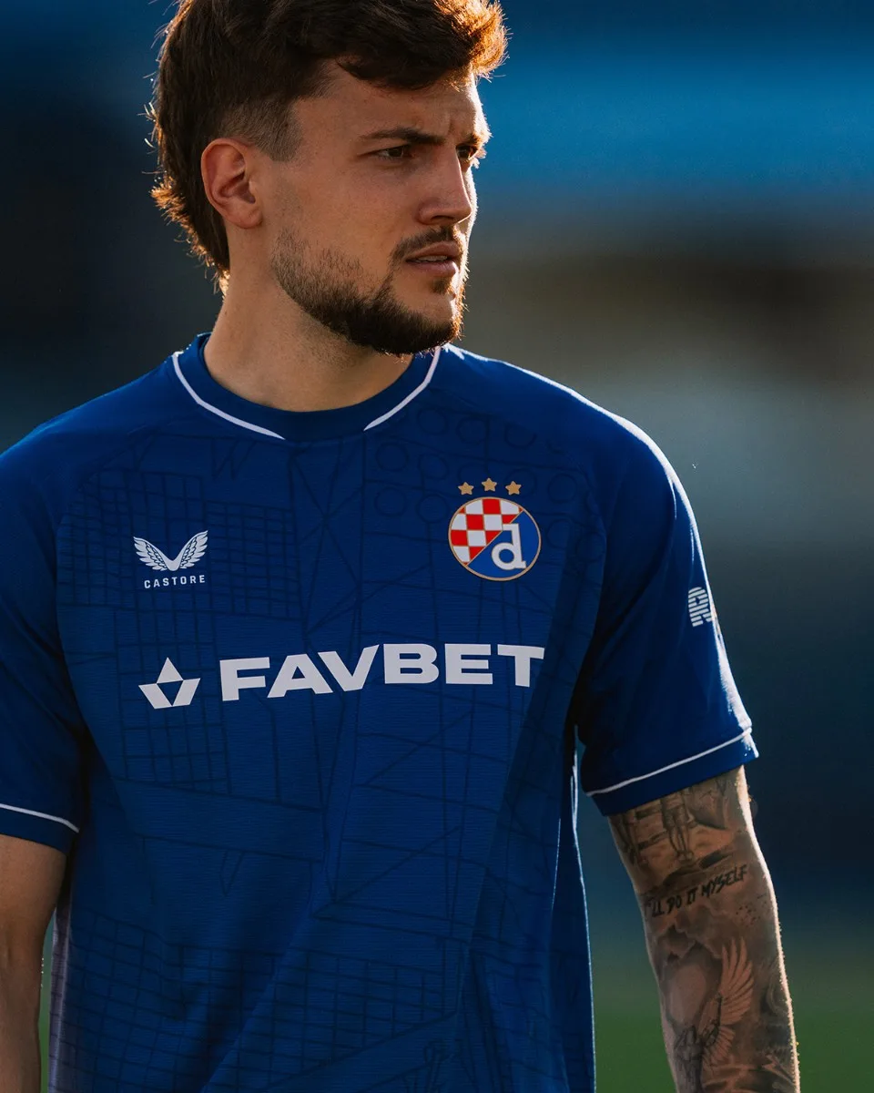 Dinamo Zagreb 2026-27 home kit worn