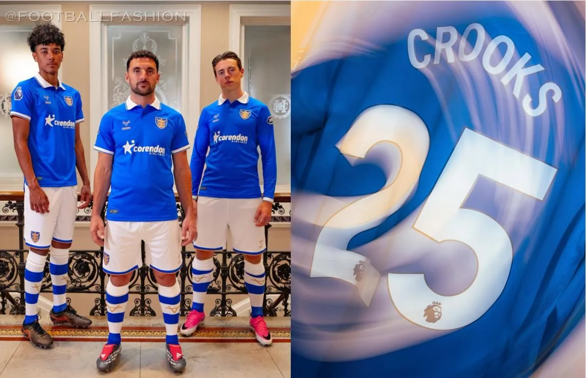 Hull City 2026-27 third kit by Oxen: 1935 in royal blue and gold