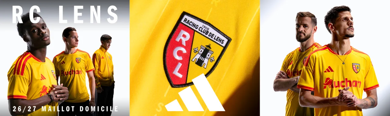 RC Lens return to adidas with a bold yellow home kit for 2026/27