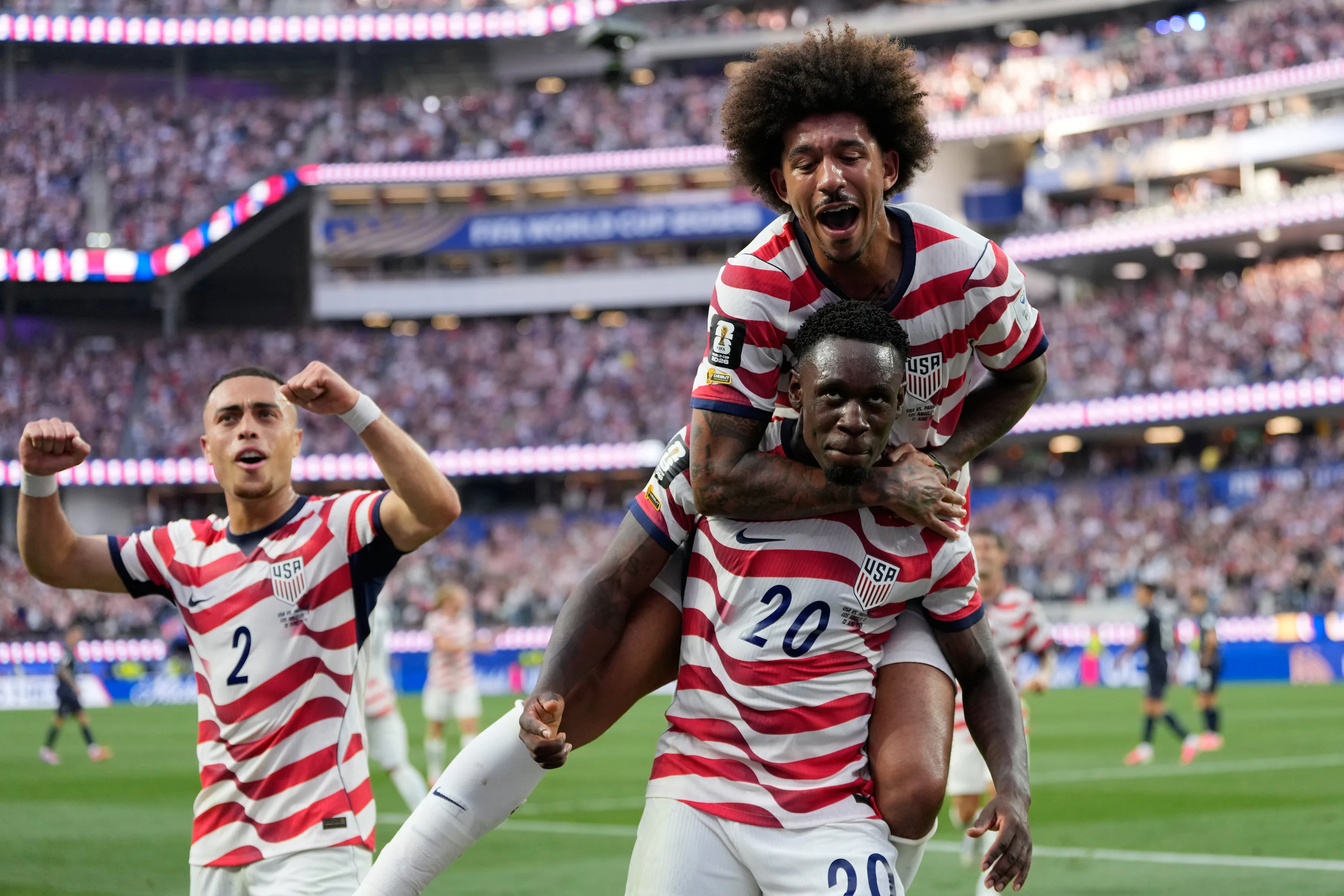 USA goal against Paraguay