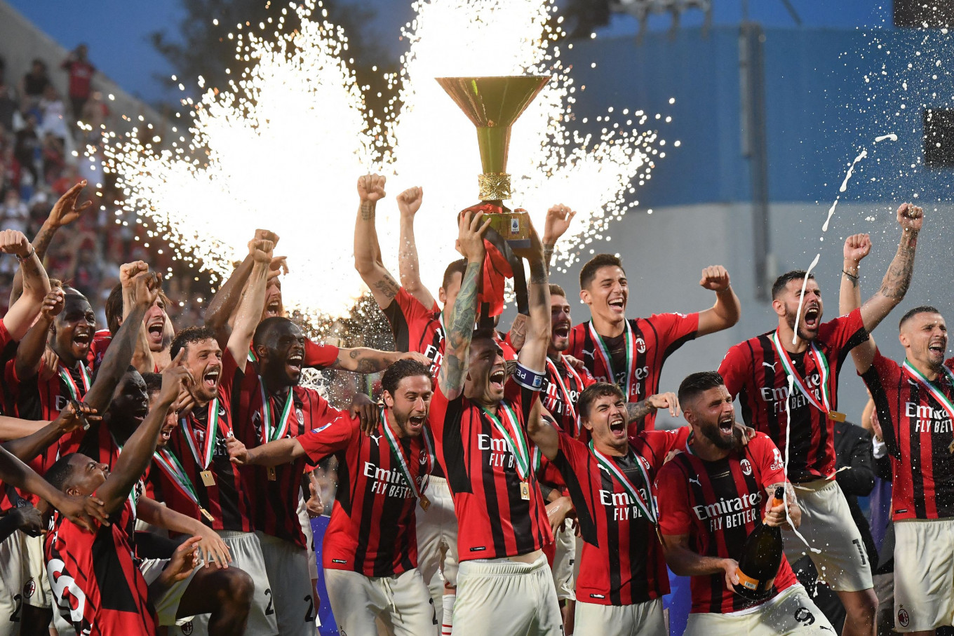 AC Milan Scudetto celebration 2021-22