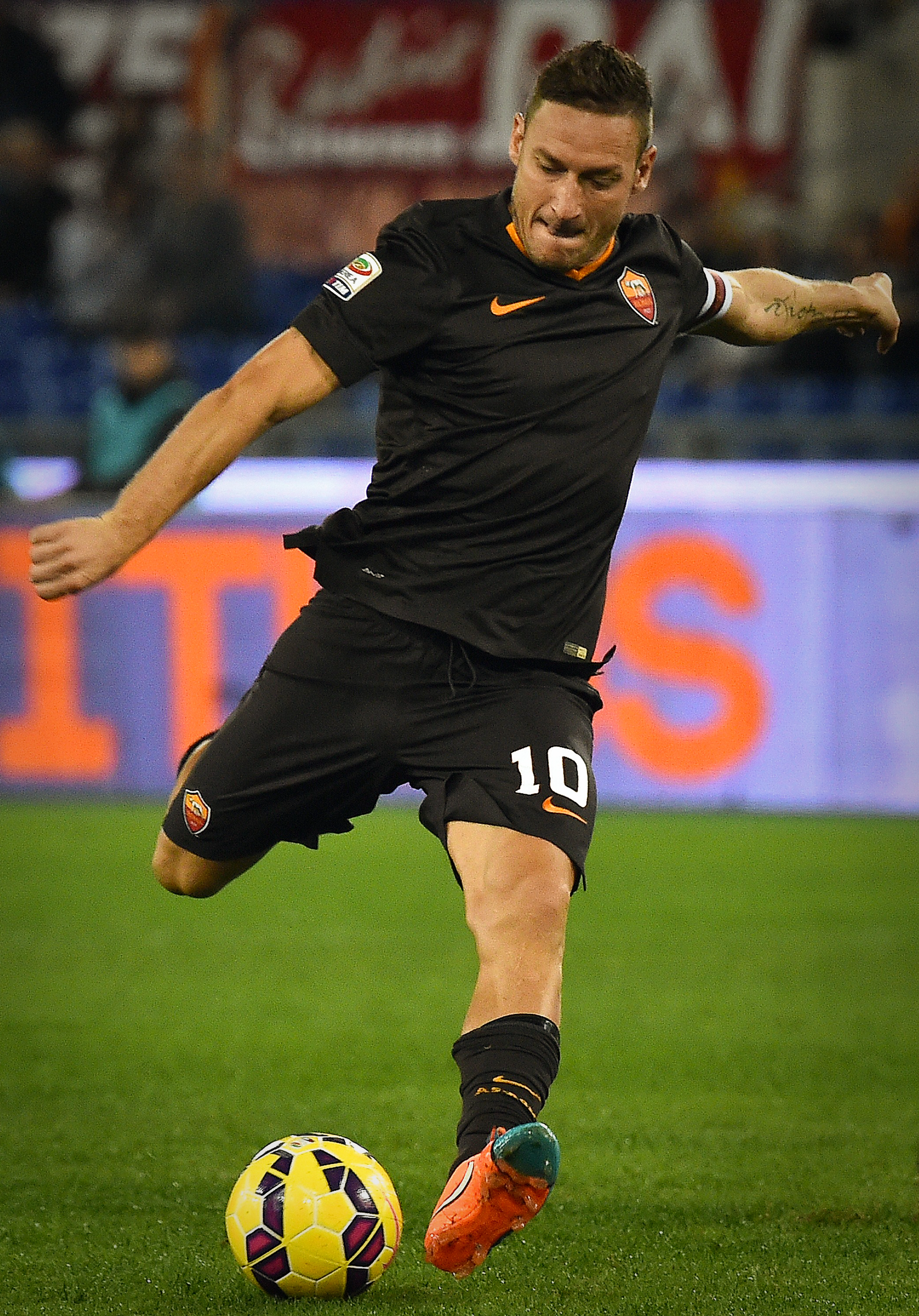 Francesco Totti in AS Roma Nike kit